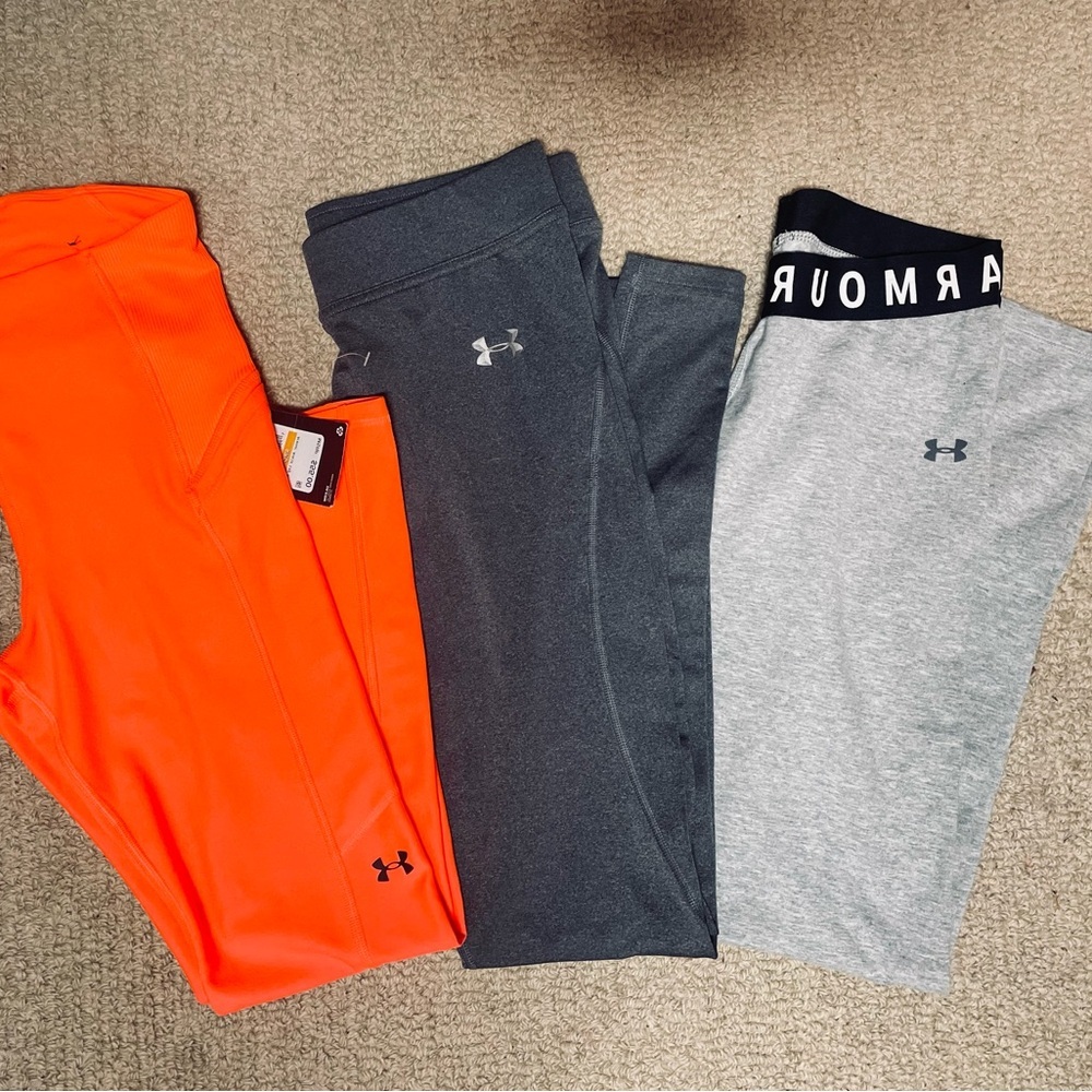 Under Armour leggings 3 pairs! - women’s size small!